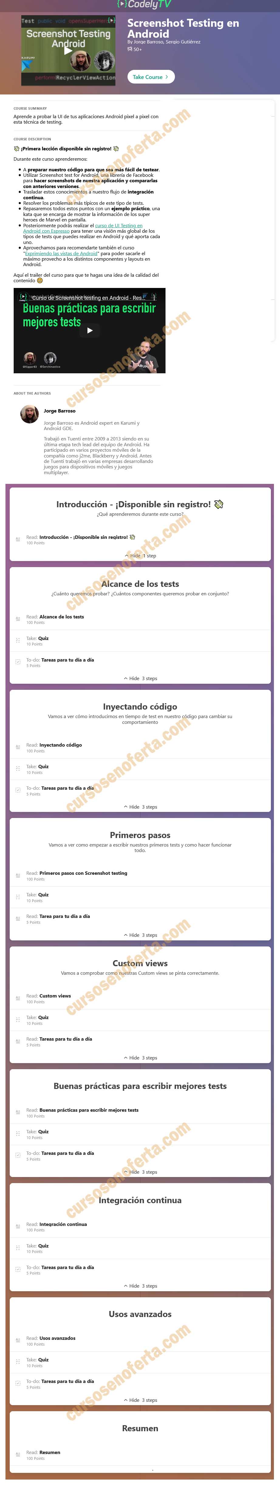 Screenshot testing en android